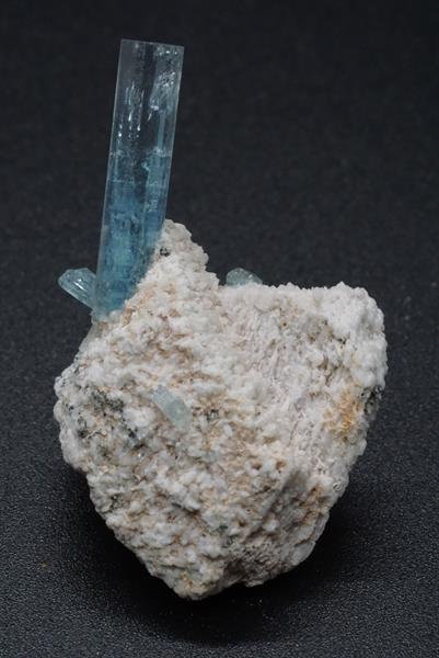 Beryl var. Aquamarine / Orthoclase