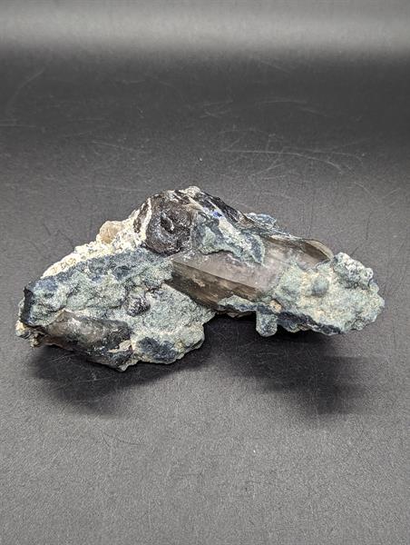 Jeremejevite / Quartz var. Smoky